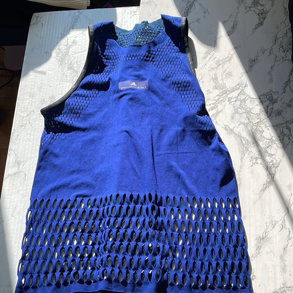 ADIDAS BY STELLA McCARTNEYSIZE SM TRAIN HIIT TANK REVERSIBLE CUT OUT DETAILS NWT